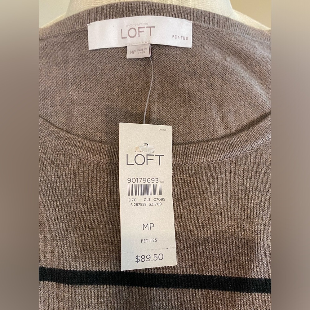 NWT Loft Sweater Dress - Petite Medium - Picture 2 of 5